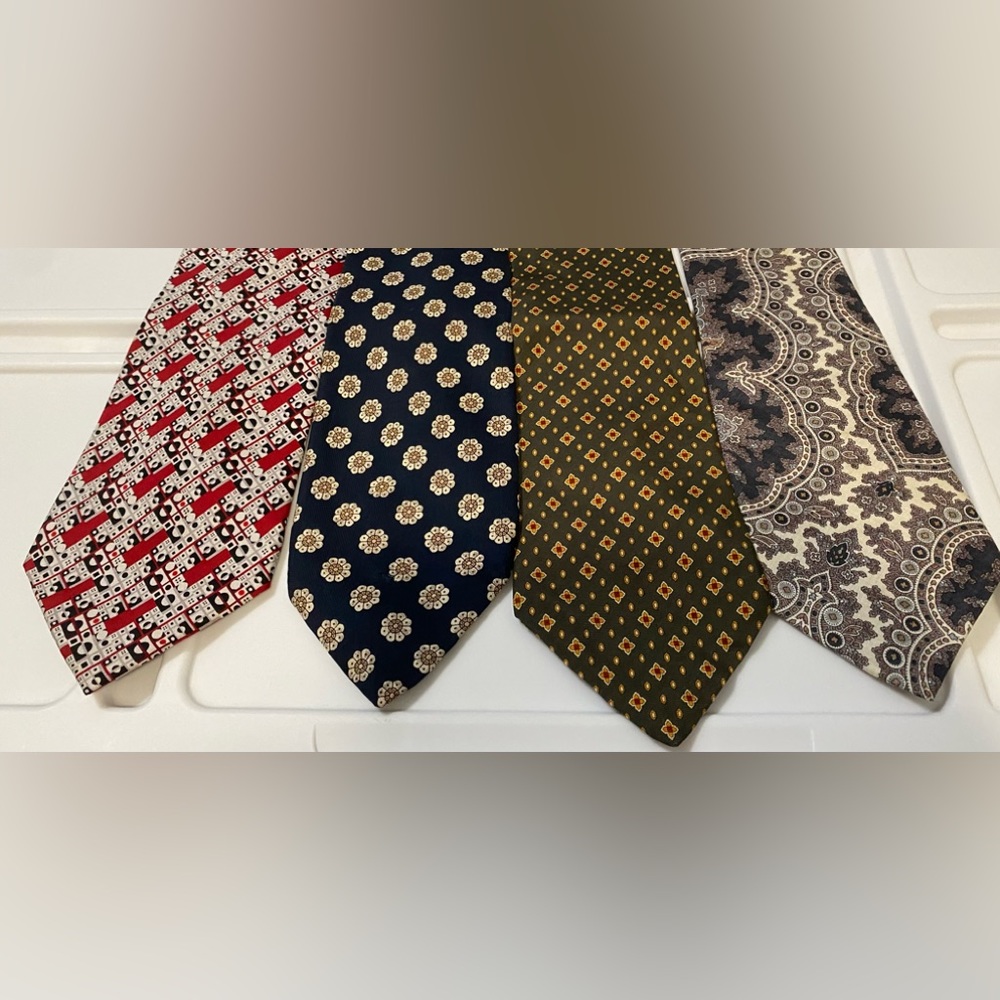 Robert Talbott, Pierre Cardin, Assorted Brands Men’s Silk Ties Lot Bundle